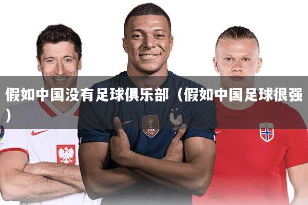 假如中国没有足球俱乐部（假如中国足球很强）